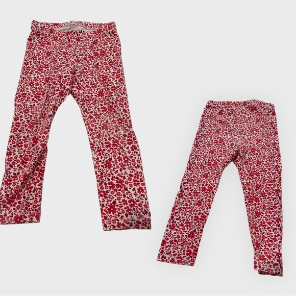 Cat & Jack All Cotton Blue Dress & 3 Pairs Leggings - Picture 4 of 6